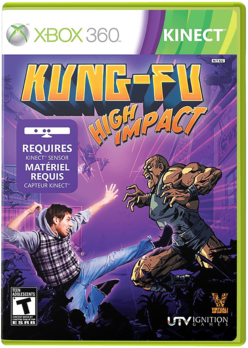 Kung Fu High Impact box art for Xbox 360